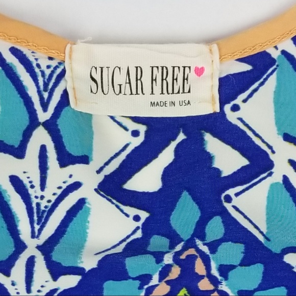 Sugar Free Light Weight Intricate Pattern Tank - Picture 3 of 4